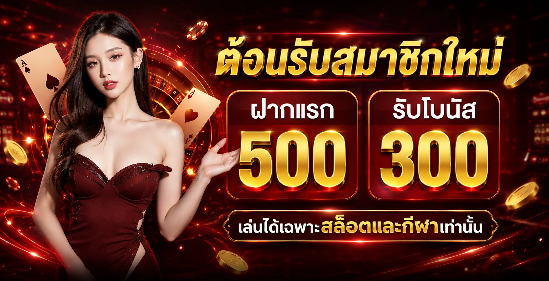 แบนเนอร์ gala789 สล็อตเว็บตรงพร้อมตัวละครเกมและเอฟเฟกต์สีแดงทอง